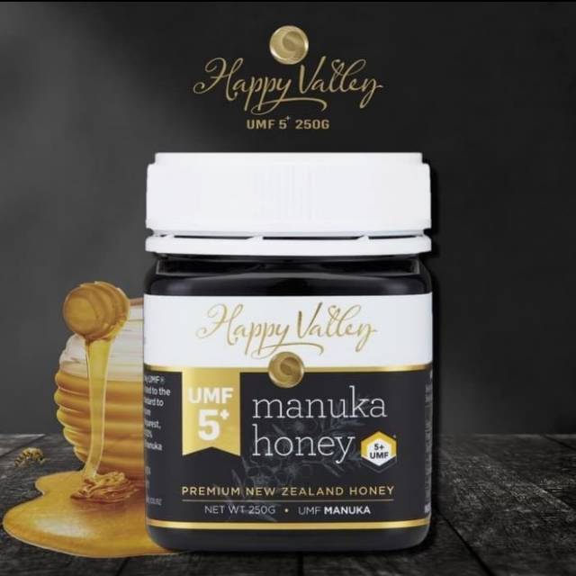 

Original 100% New Zealand Manuka Honey from Happy Valley, UMF 5+ 250 gram