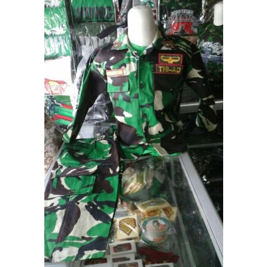 Baju loreng propesi anak-anak loreng