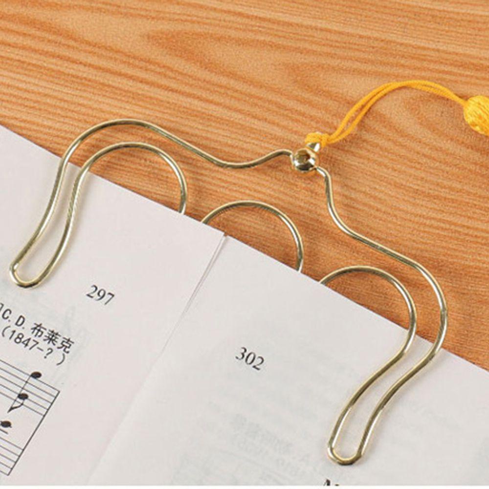 Lanfy Klip Buku Musik Electroplated Piano Bookmark 5warna