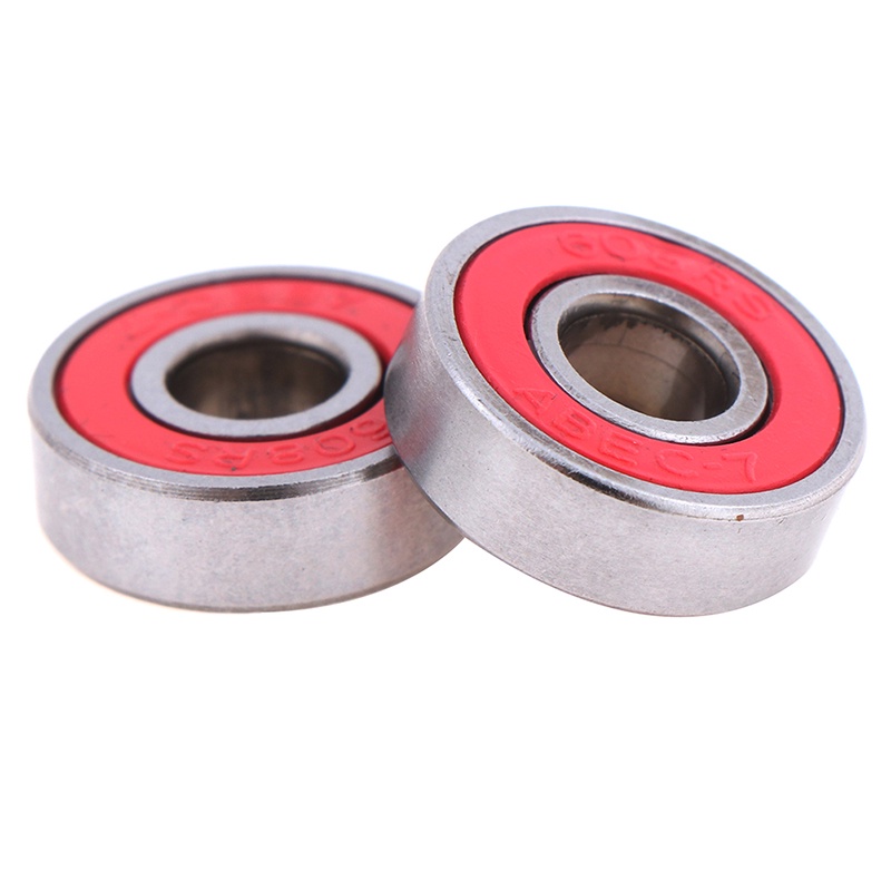 5pcs Bola Bearing ABEC-7 608RS Warna Merah Ukuran 8x22 X 7mm Untuk Skateboard