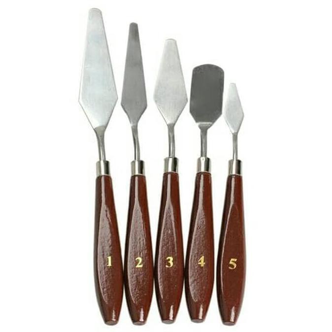 

Iterbarul Painting Knife Set. 5 Pcs. / Pisau Palet. / Pisau Lukis.