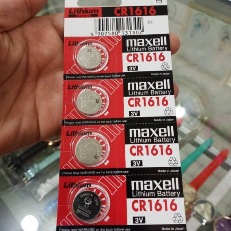 ORIGINAL BATERAI LITHIUM 3V MAXELL JAPAN 1616 cr1616 DIJAMIN ASLI