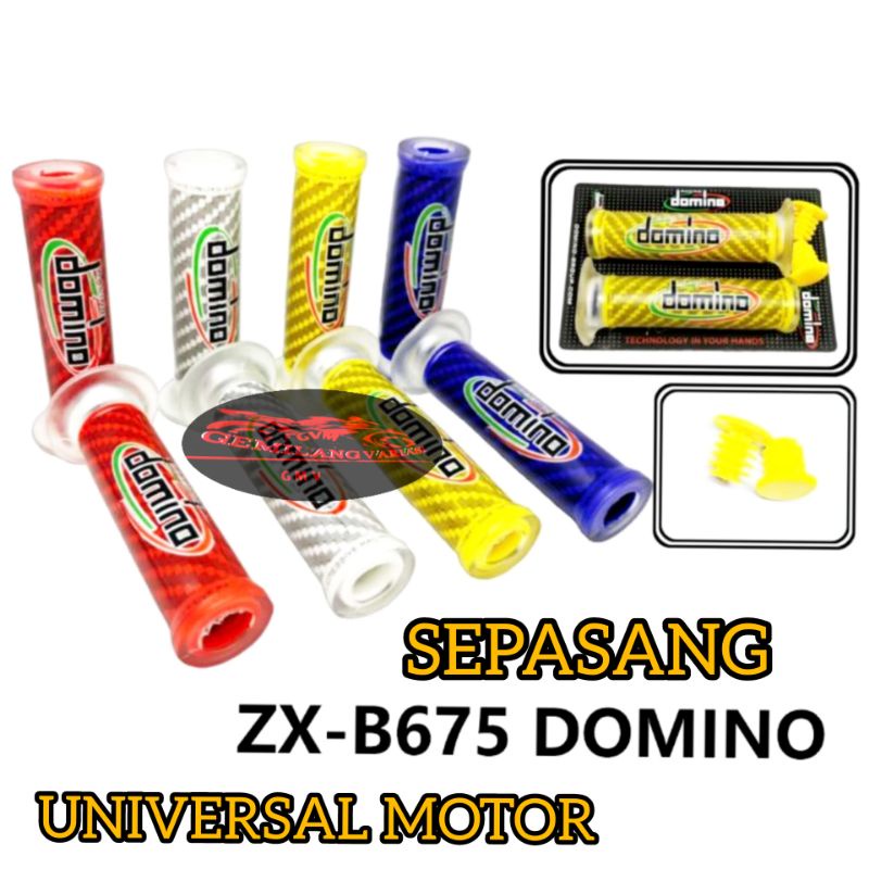 Hand Grip Motor Karbon Empuk Impor - Hanfat Domino - Hengrip Motor - Grip Karbon - Handfat Motor - S