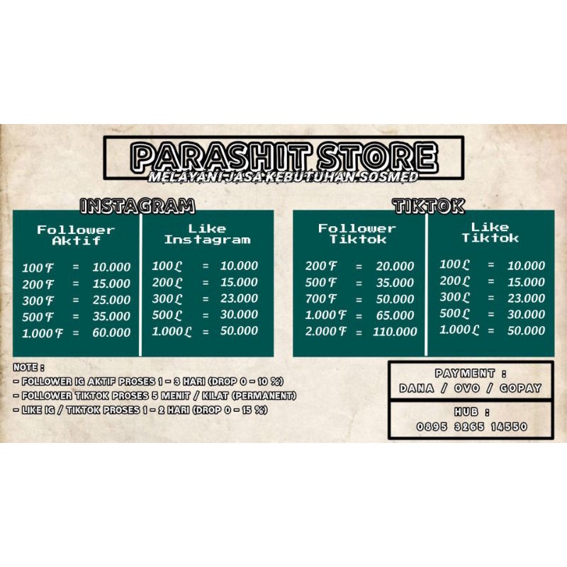 LIKE TIKTOK REAL AKTIF TERMURAH DAN TERPERCAYA