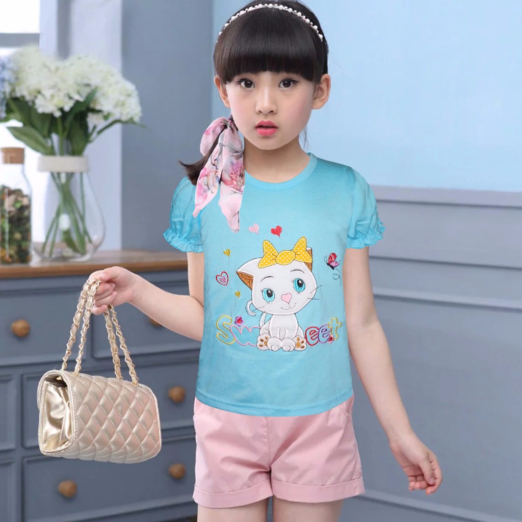 KAOS TUMBLR ANAK Unicorn / Baju Kaos Anak / Atasan Anak  Bordir lucu 1-9tahun Malvin