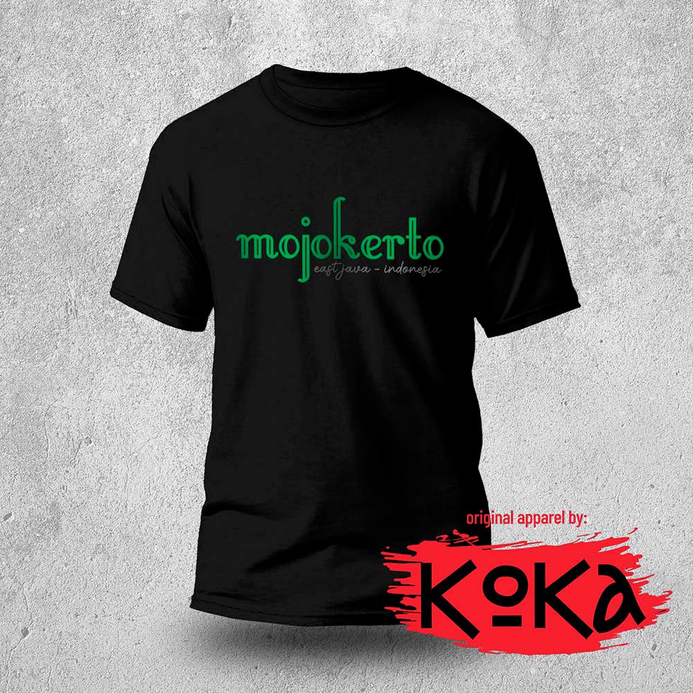 T-Shirt Distro Premium - MOJOKERTO - Kaos Khas Mojokerto - MJK1