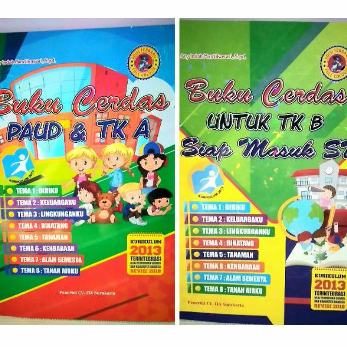 BUKU ANAK-BUKU TK-BUKU PAUD-BUKU TEMA-BUKU MURAH-BUKU CERDAS TK A DAN TK B