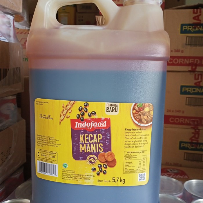 

Kecap manis indofood jrg 5.7 kg