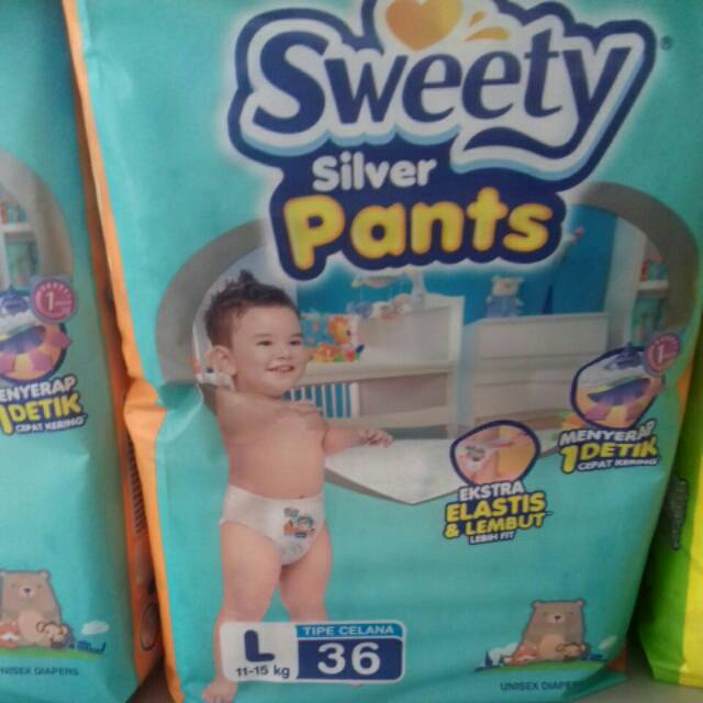 Sweety Silver Pants L 36