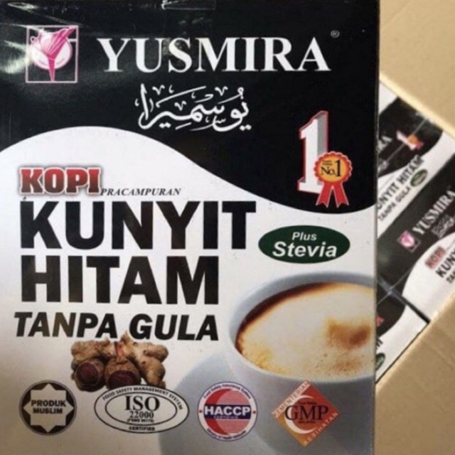 

KOPI YUSMIRA KOPI KUNYIT HITAM TANPA GULA +STEVIA 15S