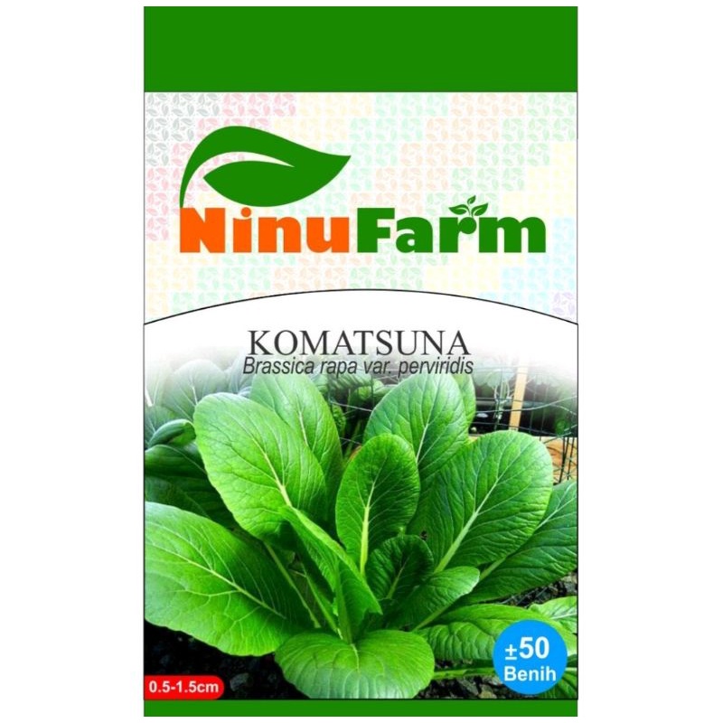 Benih / Bibit KOMATSUNA / Bibit Sayuran Sawi Pakcoy Hijau