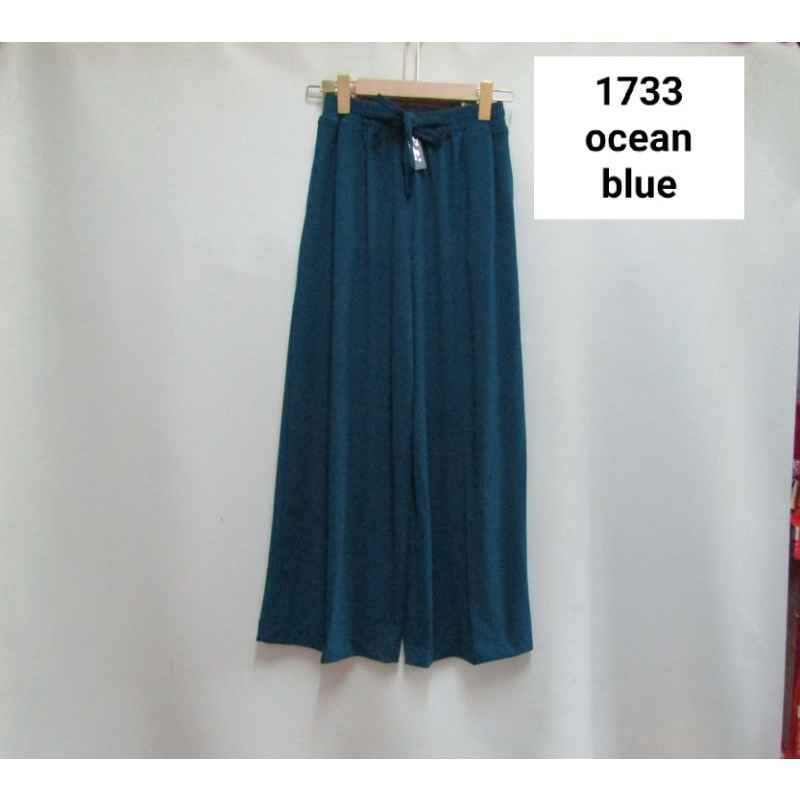 CELANA KULOT CELLIA 1733-Ocean blue