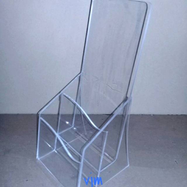 

Acrylic tempat Brosure Folio : 3 (2susun)