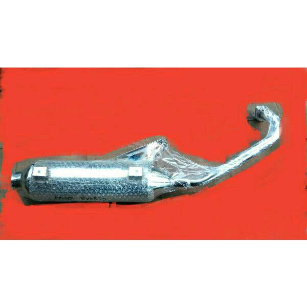 knalpot Racing bobokan model standar untuk Honda beat lama karbu crome