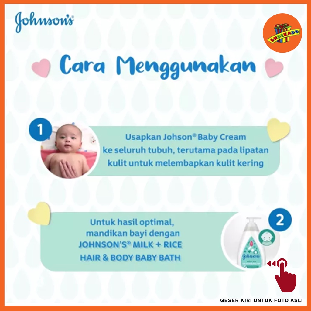 Johnson's Baby Cream 50g dan 100g