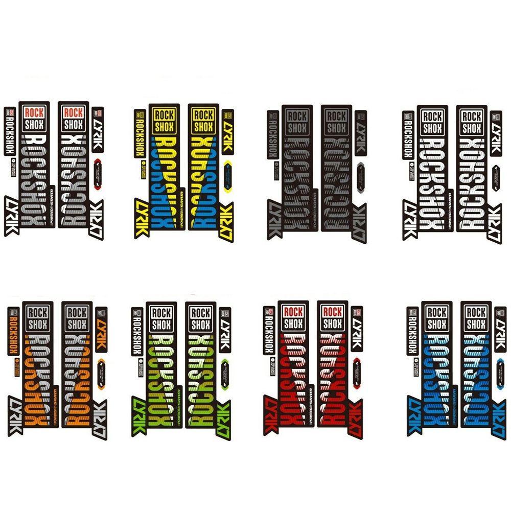 Lanfy Stiker Sepeda Perawatan Bersepeda Aksesoris Sepeda Shock Absorber Sepeda Jalan Berubah Warna Bersepeda Melindungi Film Garpu Depan Sticker