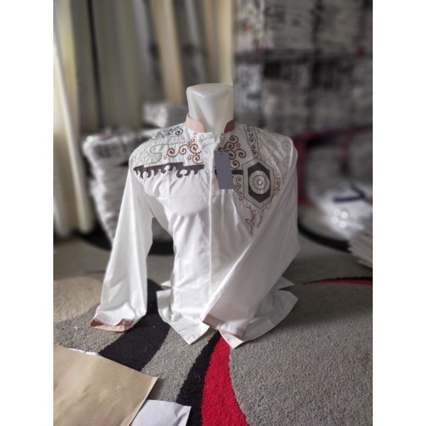 BAJU KOKO ABDILLAH MOTIF BORDIR TERBARU