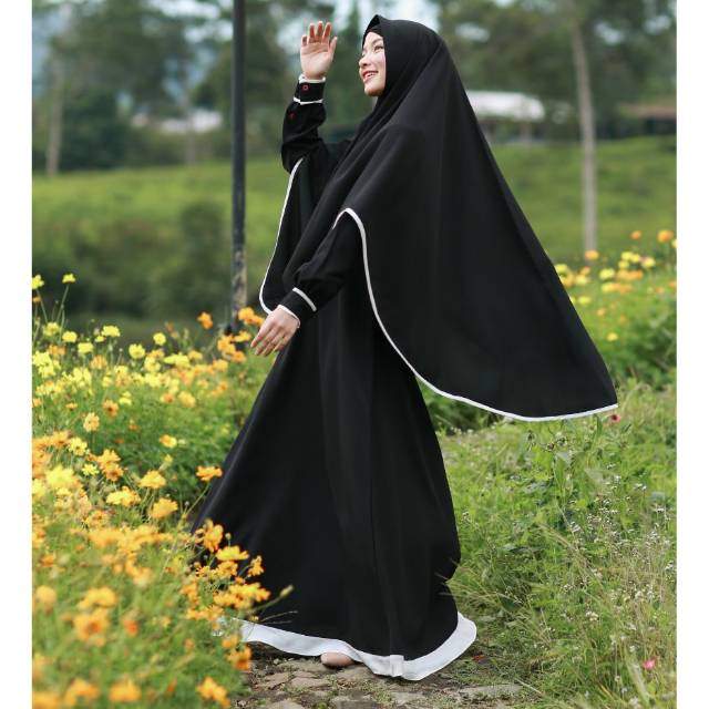 (Koleksi Aulia terlengkap & Open reseller) Azeeza set black original aulia fashion