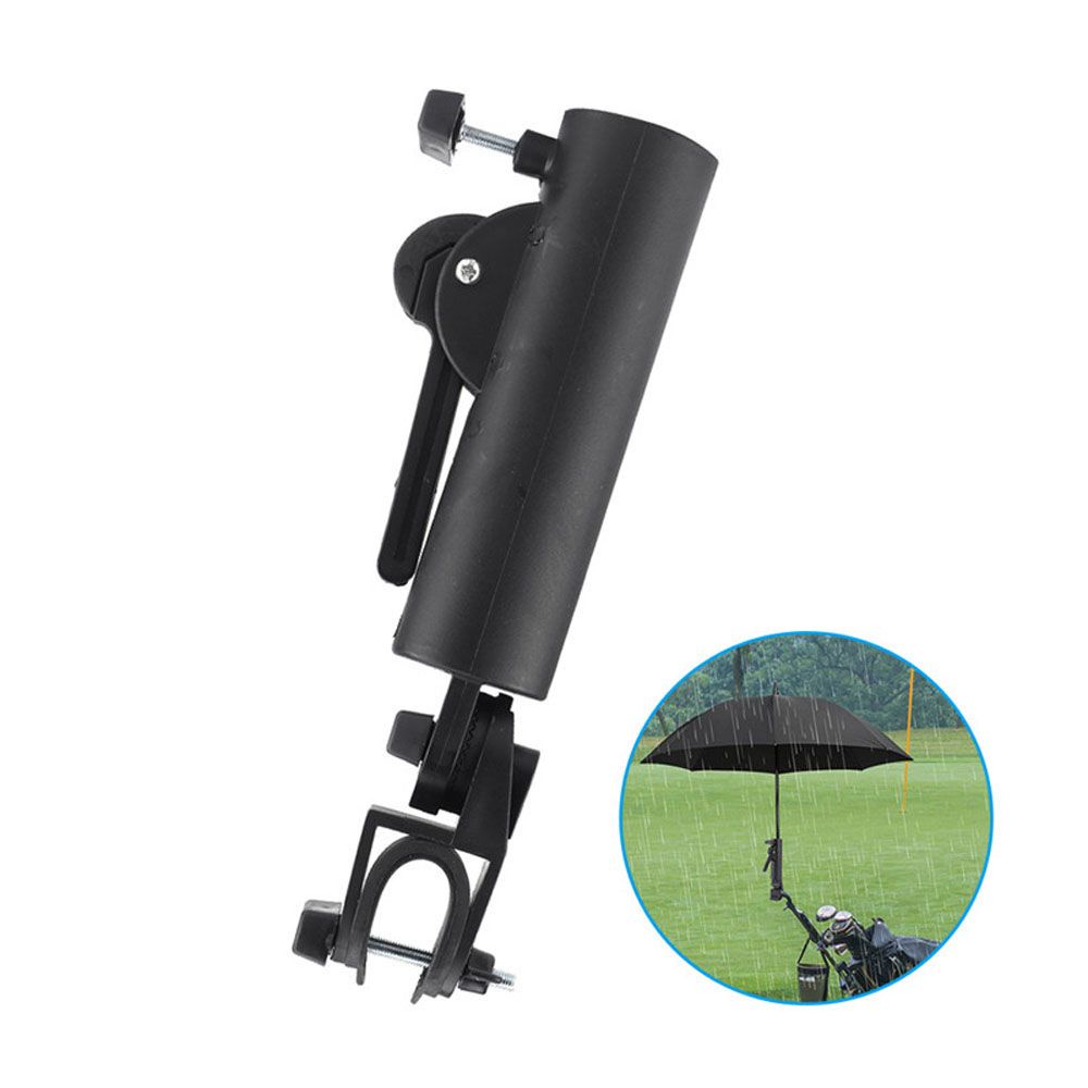 Quinton Bracket Klip Stand Holder Payung Universal Adjustable Multi Warna Aksesoris Stroller Bayi / Golf