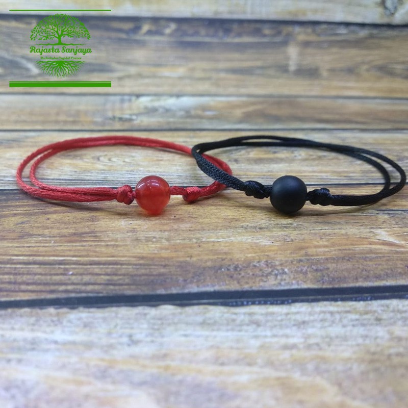 7.7 BIG SALE Gelang Tali Pasangan Batu Alami Handmade