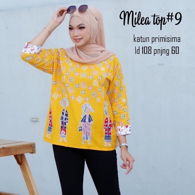 Milea top batik solo