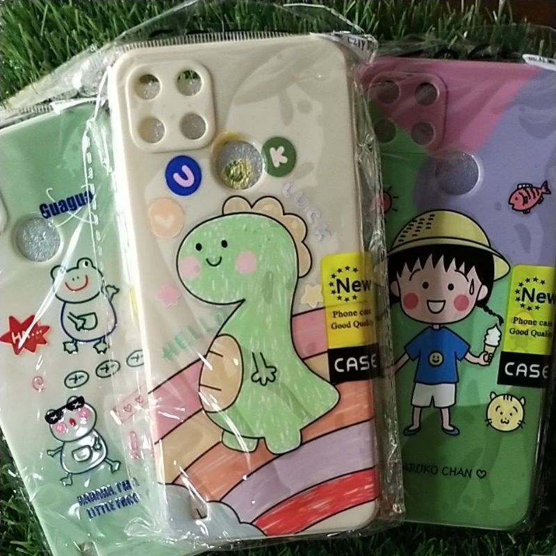 softcase gambar karakter realme c21y c25y sama