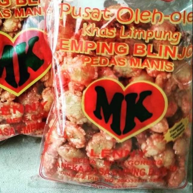 

Emping mlinjo pedas manis isi 250gr good quality