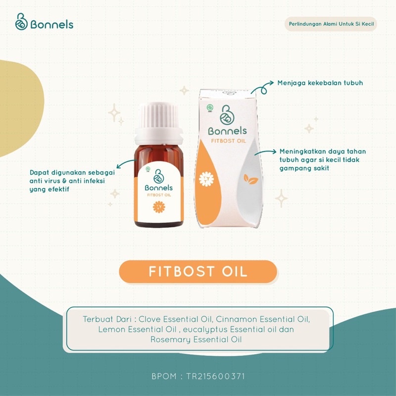 BONNELS IMMUNE BOOSTER FITBOST Essential Oil - Meningkatkan Daya Tahan Tubuh 100% Alami - ORIGINAL