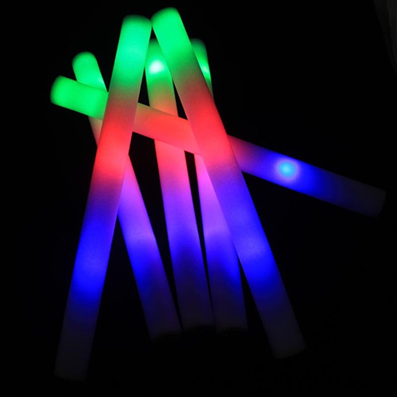 2 / 5 / 10Pcs / Lot Stik Lampu LED RGB Glow in the Dark Untuk Pesta