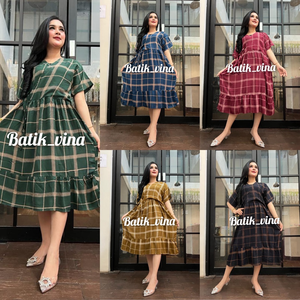 DASTER KIMONO MOTIF KOTAK KEKINIAN 2022 MURAH