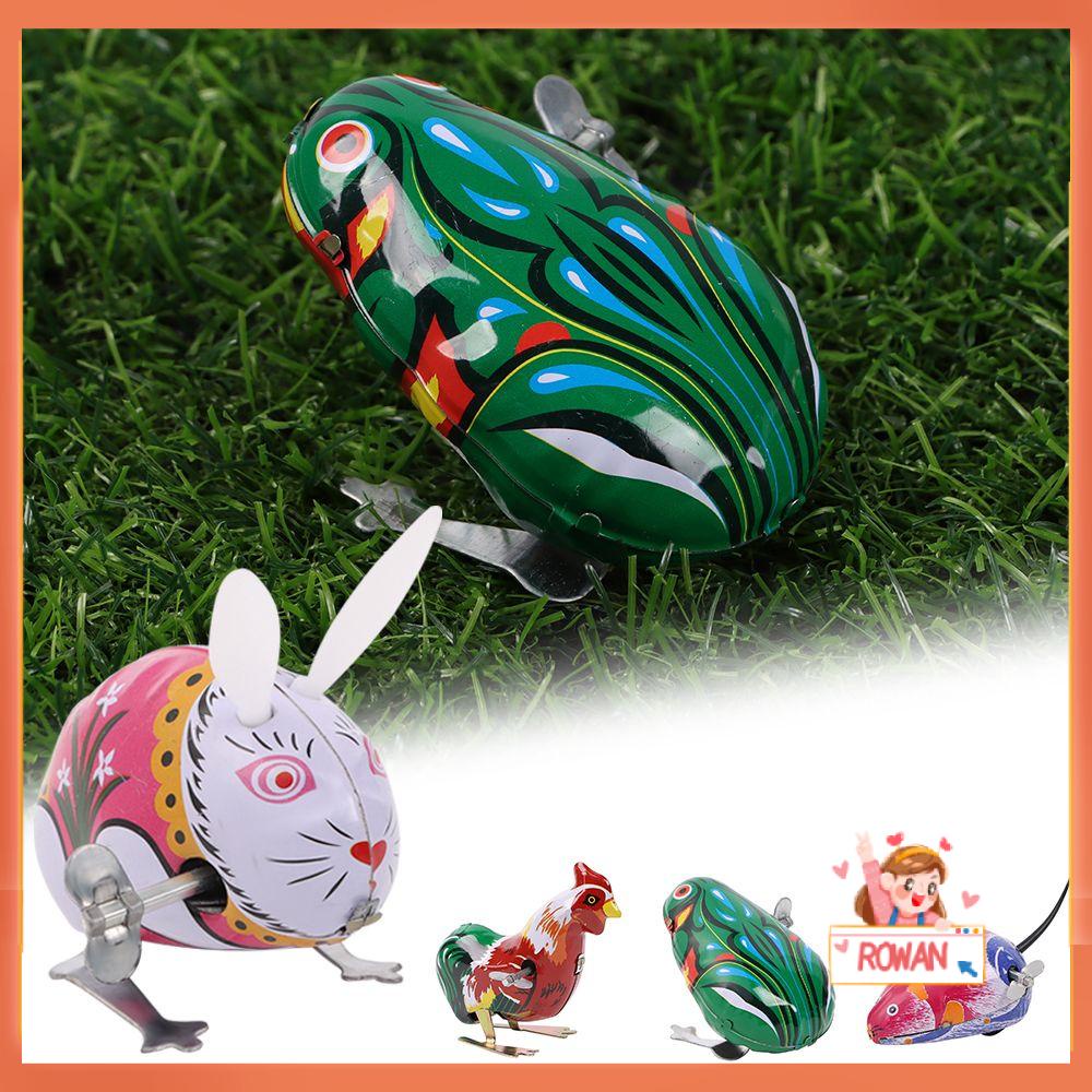 R-flower Mainan Katak Melompat Model Wind Up Untuk Anak-Anak