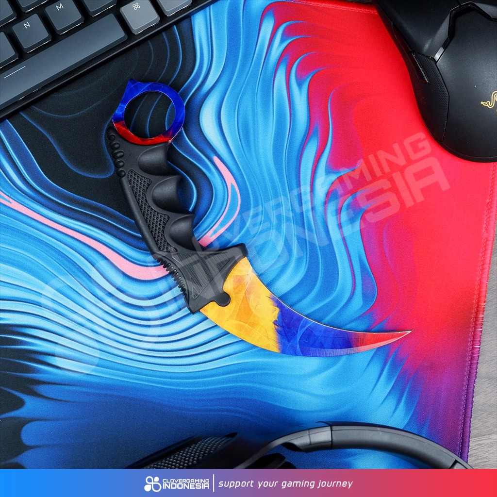 Karambit Knife Marble Fade || CSGO Counter Strike Knife Pisau Case