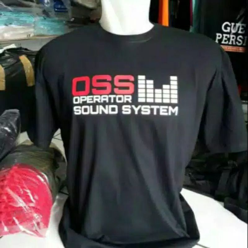 Kaos Baju T-shirt OSS Operator Sound System l Crew operator sound system