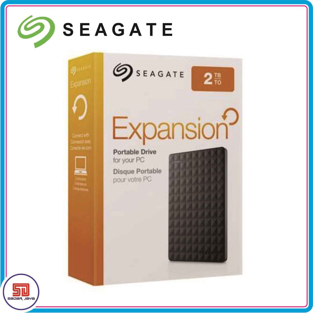 Seagate Expansion 2TB Hardisk Eksternal Drive External HDD Penyimpanan Data