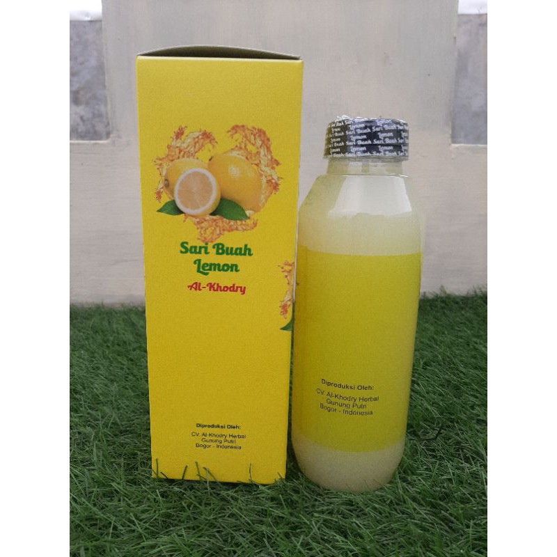 Al Khodry Sari Buah Lemon Jus Diet isi 500 ml Asli Original Gratis Ongkir pelangsing tubuh