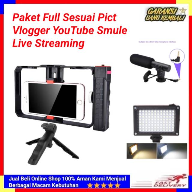 Special Edition PAKET II YOUTUBE YOUTUBER VLOG VLOGGER SMULE ALAT REKAM