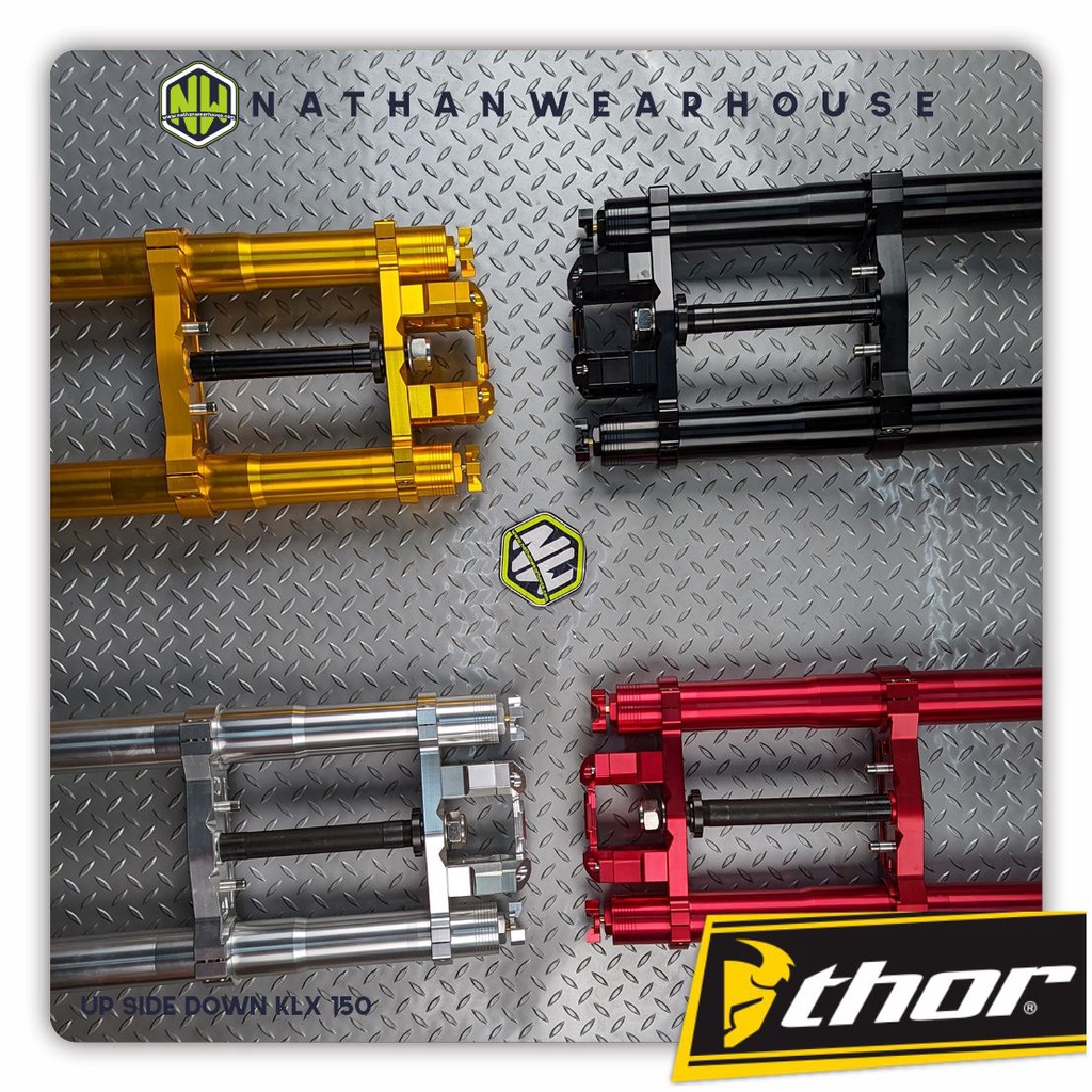 Shock Depan Up Side Down UpSide Down USD Klx 150 Dtracker BF Full CNC Thor