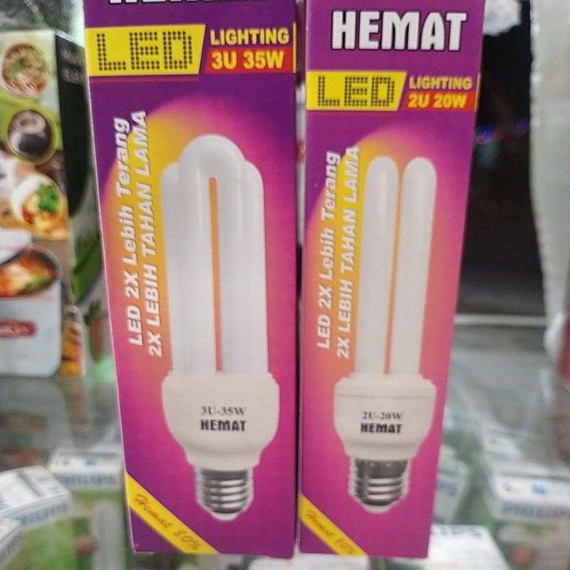 lampu LED PLC hemat#2U 20watt 3U 35watt