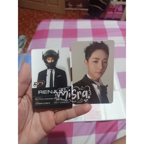 READY pc renjun nct dream glitch mode scratch ver pair dengan renjun lenti scratch
