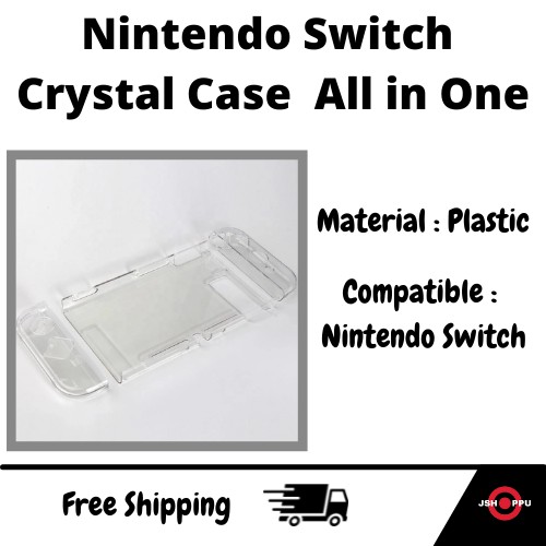 Case Casing Crystal Protector Pelindung Nintendo Switch