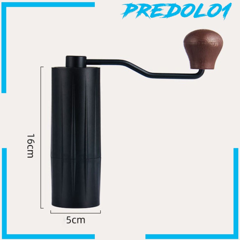 Predolo1 Mesin Penggiling Biji Kopi Manual Mini Bahan Stainless Steel Warna Putih