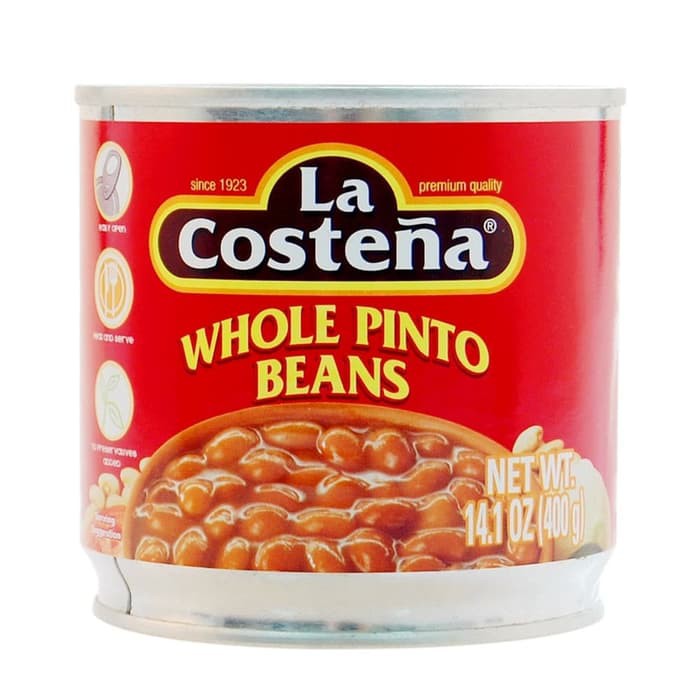 

Jual LA COSTENA Whole Pinto Beans Nett 400 Gr HOT SALE