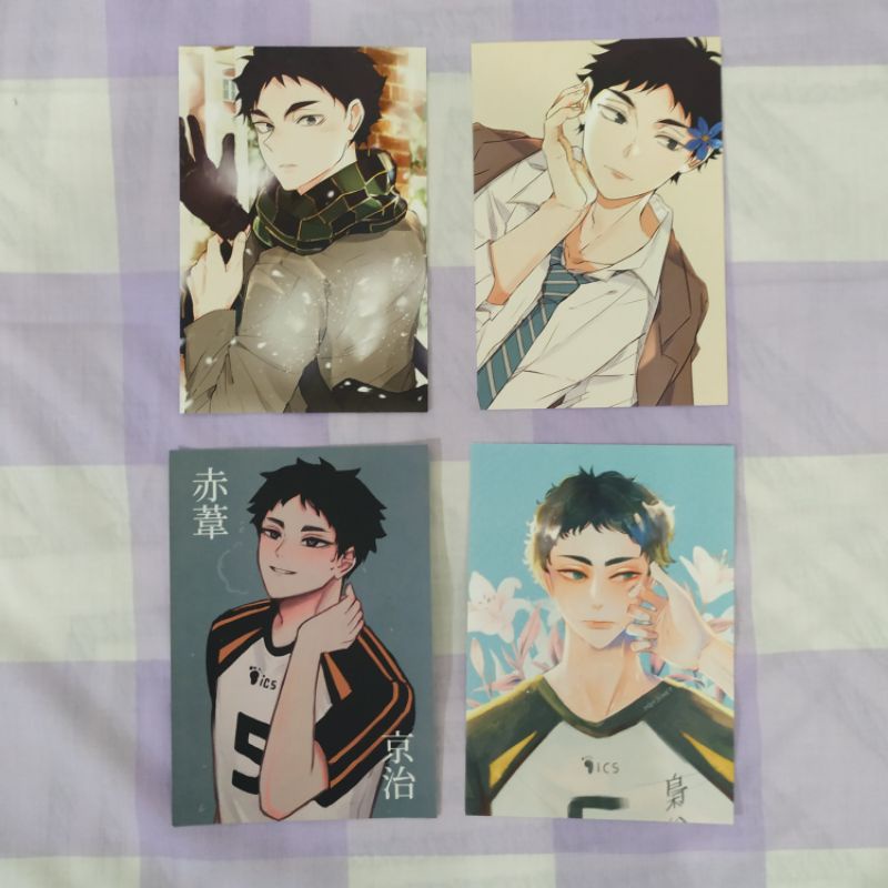 POSTCARD SET HAIKYUU AKAASHI KEIJI