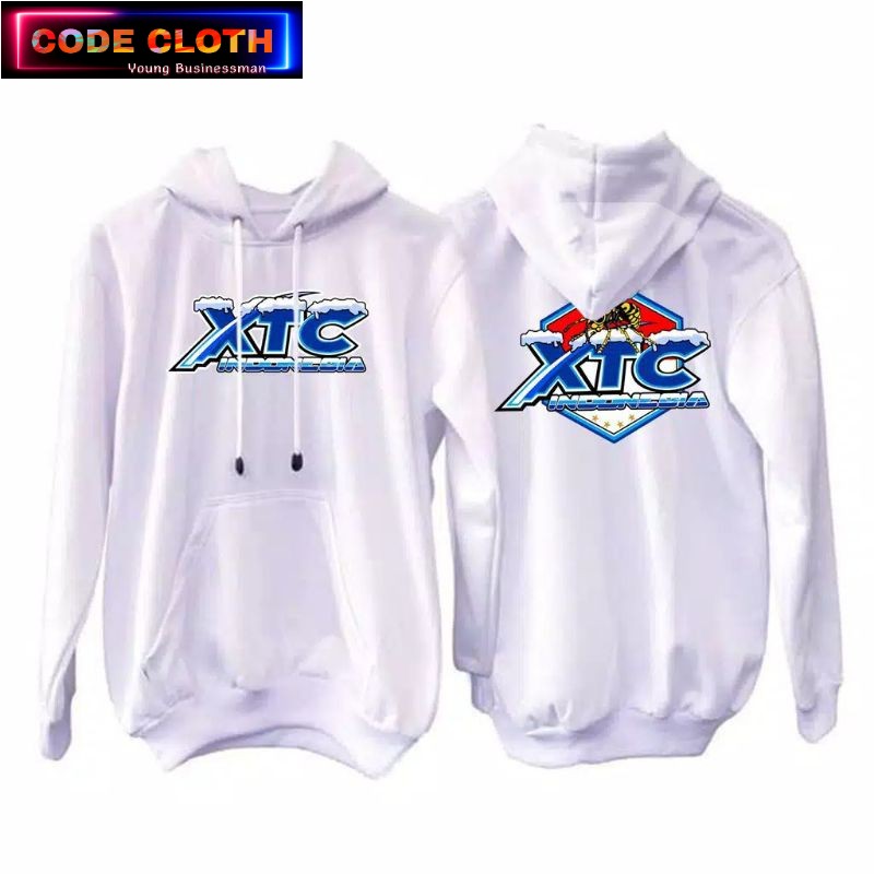 JACKET XTC INDONESIA HOODIE XTC INDONESIA BAHAN ADEM LEMBUT ASLI BAHAN FLEECE TEBAL