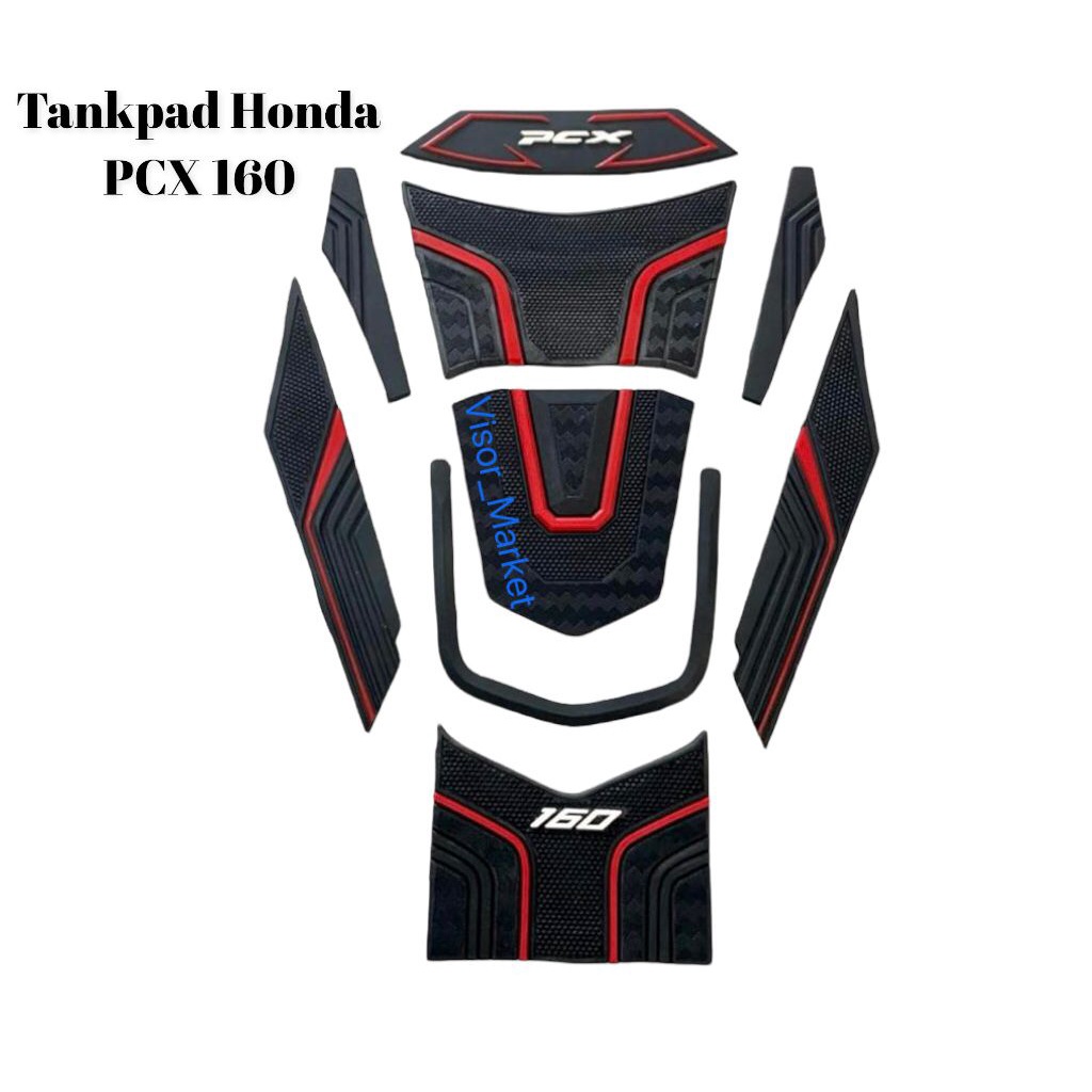 TANKPAD DECKPAD HONDA PCX 160 TANKPAD KARET PELINDUNG BODI TANGKI TANK PAD HONDA PCX 160