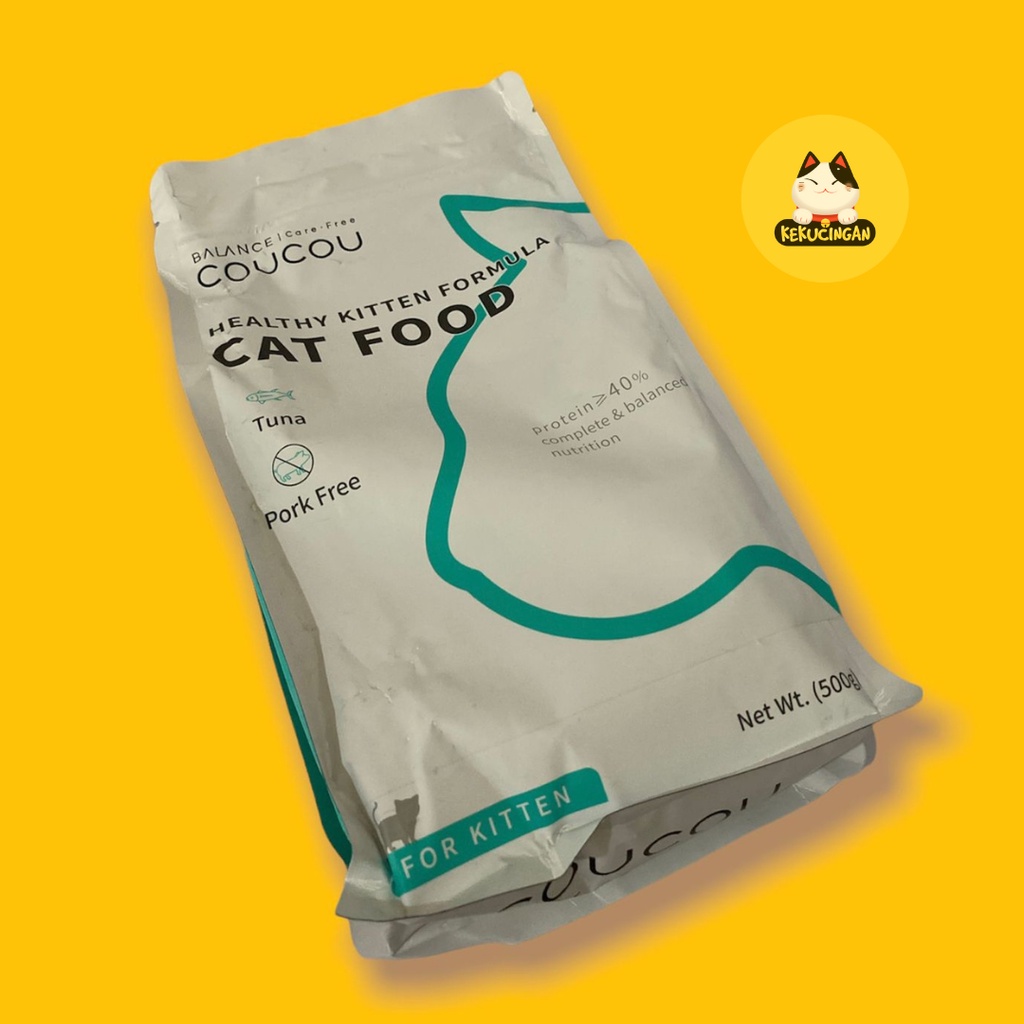 COUCOU Cat Food Makanan Kucing Premium COUCOU All Stage/Kitten 500gr