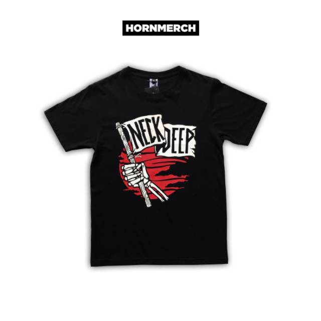 T-Shirt Baju Kaos Band Musik | Neck Deep - Flag