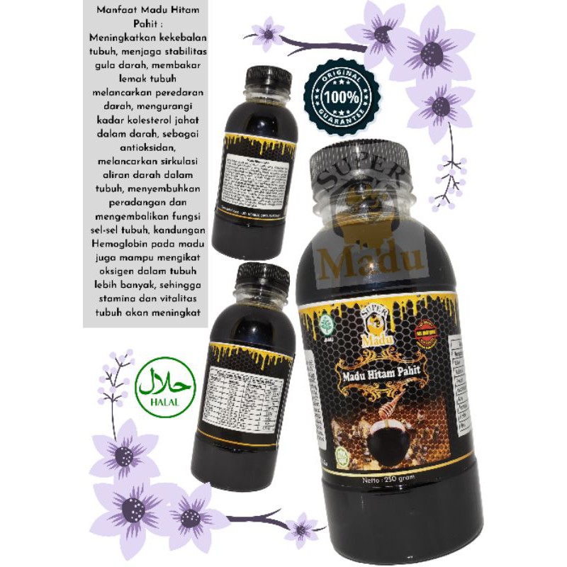 

Super Madu [Madu Hitam Pahit 100% Original]