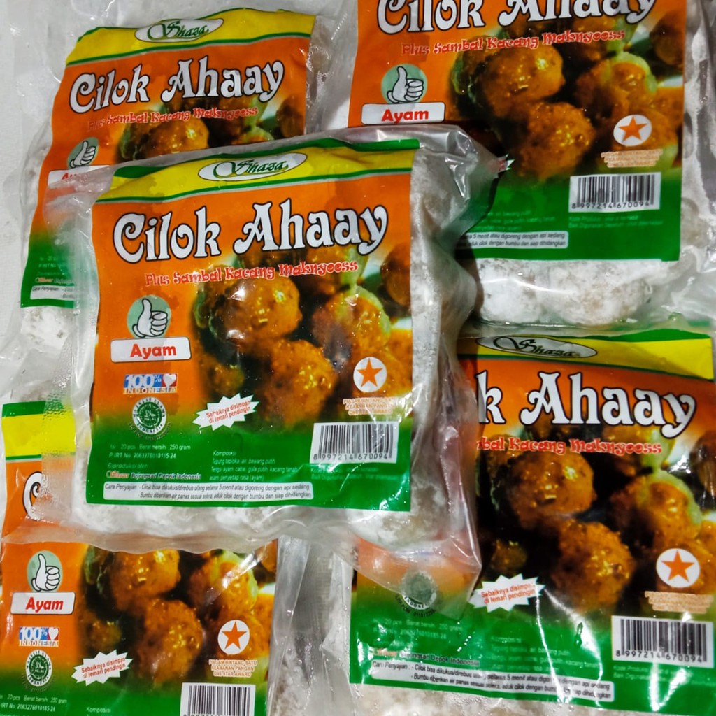 

Shaza Cilok Ahaay Ayam Bumbu Kacang isi 20pc