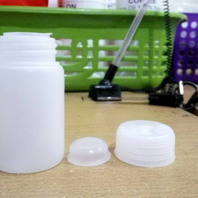 Botol Plastik HDPE 40cc material Tebal